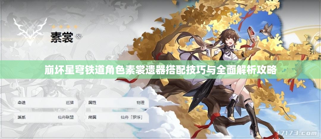 崩坏星穹铁道角色素裳遗器搭配技巧与全面解析攻略 崩坏星穹铁道角色素裳遗器搭配技巧与全面解析攻略
