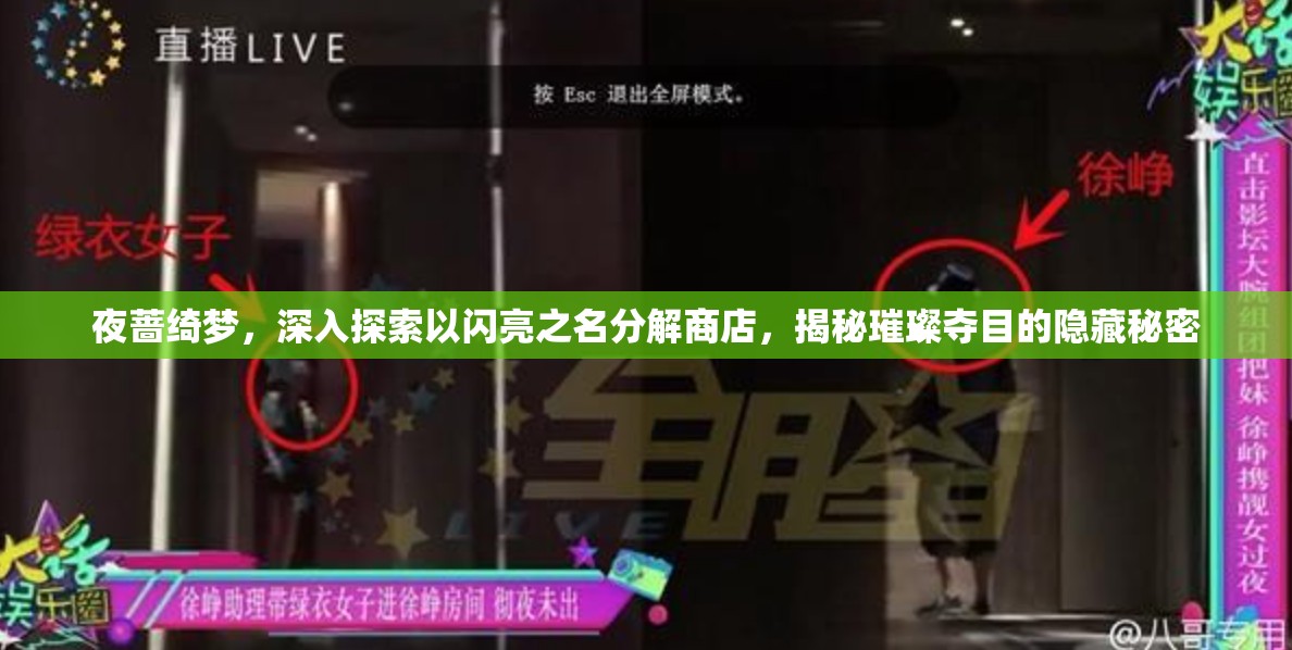 夜蔷绮梦,深入探索以闪亮之名分解商店,揭秘璀璨夺目的隐藏秘密 夜蔷绮梦,深入探索以闪亮之名分解商店,揭秘璀璨夺目的隐藏秘密