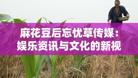 麻花豆后忘忧草传媒:娱乐资讯与文化的新视角 麻花豆后忘忧草传媒:娱乐资讯与文化的新视角