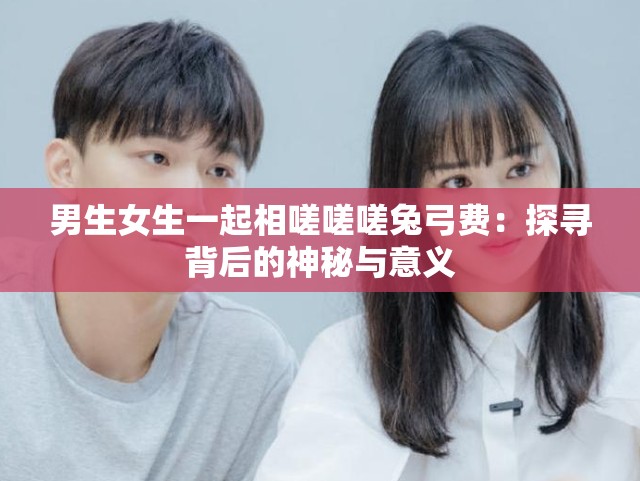 男生女生一起相嗟嗟嗟兔弓费:探寻背后的神秘与意义 男生女生一起相嗟嗟嗟兔弓费:探寻背后的神秘与意义