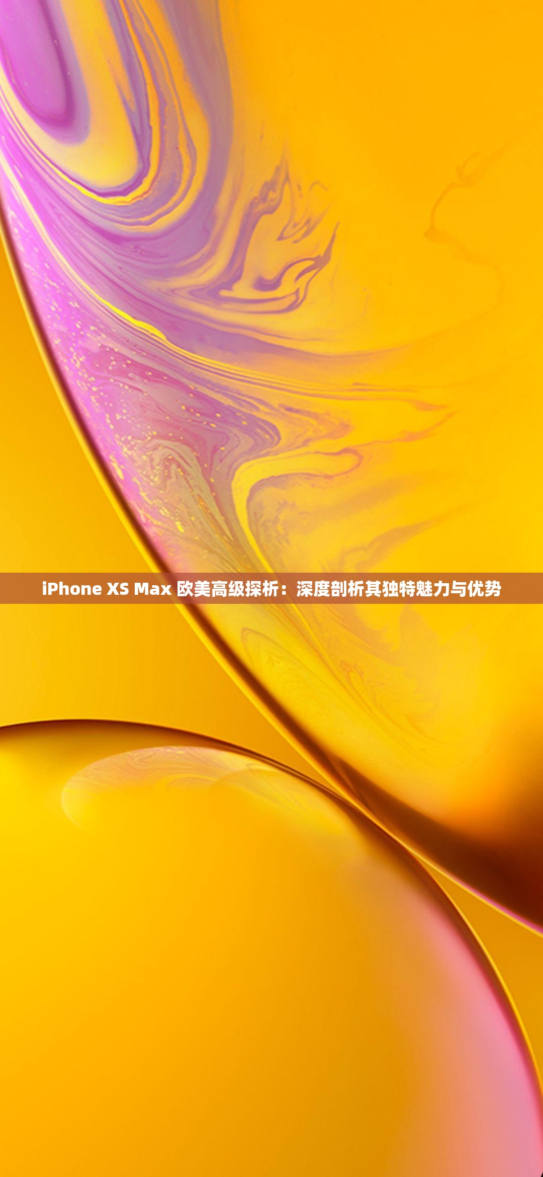 iPhone XS Max 欧美高级探析:深度剖析其独特魅力与优势 iPhone XS Max 欧美高级探析:深度剖析其独特魅力与优势