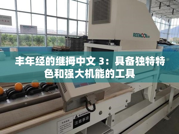丰年经的继拇中文 3:具备独特特色和强大机能的工具 丰年经的继拇中文 3:具备独特特色和强大机能的工具