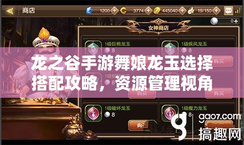 龙之谷手游舞娘龙玉选择搭配攻略,资源管理视角下的重要性及优化策略 龙之谷手游舞娘龙玉选择搭配攻略,资源管理视角下的重要性及优化策略
