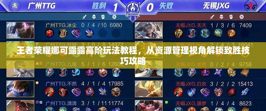王者荣耀娜可露露高阶玩法教程,从资源管理视角解锁致胜技巧攻略 王者荣耀娜可露露高阶玩法教程,从资源管理视角解锁致胜技巧攻略