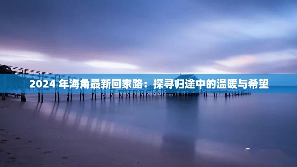 2024 年海角最新回家路:探寻归途中的温暖与希望 2024 年海角最新回家路:探寻归途中的温暖与希望