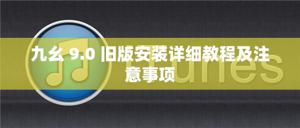 九幺 9.0 旧版安装详细教程及注意事项 九幺 9.0 旧版安装详细教程及注意事项