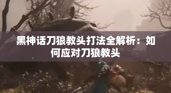 黑神话刀狼教头打法全解析:如何应对刀狼教头 黑神话刀狼教头打法全解析:如何应对刀狼教头