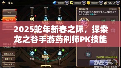 2025蛇年新春之际,探索龙之谷手游药剂师PK技能搭配的艺术 2025蛇年新春之际,探索龙之谷手游药剂师PK技能搭配的艺术