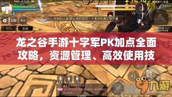 龙之谷手游十字军PK加点全面攻略,资源管理、高效使用技巧及价值最大化策略 龙之谷手游十字军PK加点全面攻略,资源管理、高效使用技巧及价值最大化策略