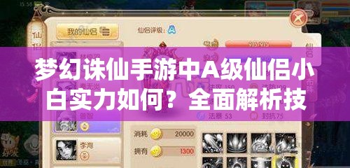 梦幻诛仙手游中A 级仙侣小白实力如何？全面解析技能图鉴带你探秘！