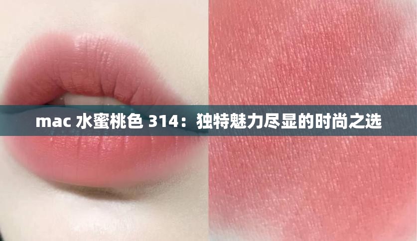 mac 水蜜桃色 314：独特魅力尽显的时尚之选