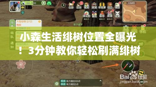 小森生活绯树位置全曝光！3分钟教你轻松刷满绯树脂_必看攻略